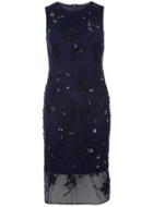 Dorothy Perkins Navy Beaded Pencil Dress