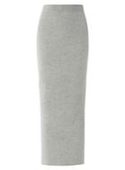 Dorothy Perkins *vila Grey Maxi Slit Skirt