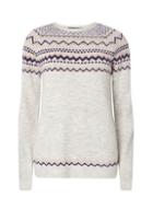 Dorothy Perkins *tall Grey Embellished Fair Isle Jumper