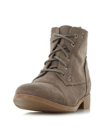 Dorothy Perkins *head Over Heels By Dune 'paola' White Ankle Boots
