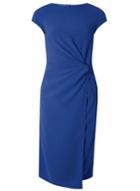 Dorothy Perkins *lily & Franc Cobalt Blue Manipulated Midi Dress
