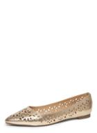 Dorothy Perkins Gold 'hazy' Lazercut Pumps.