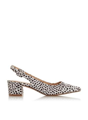 *head Over Heels By Dune Multi Colour 'cammile' Mid Heel Court Shoes