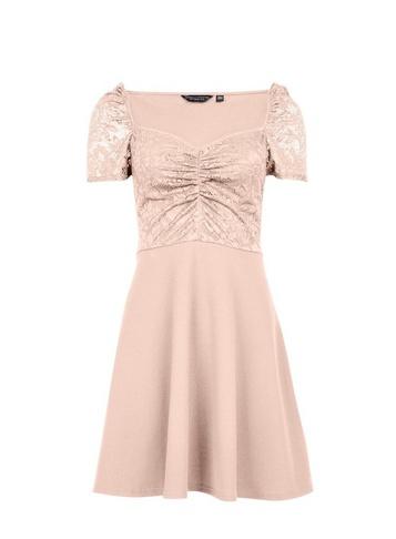 Dorothy Perkins *blush Sweetheart Skater Dress