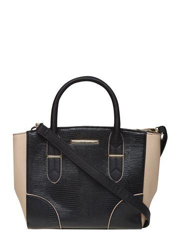 Dorothy Perkins Black And Blush Mini Tote Bag