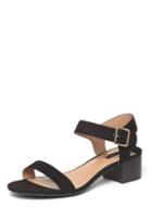 Dorothy Perkins Black 'sheryl' Low Heel Sandals