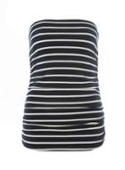 Dorothy Perkins Navy Striped Bandeau Top