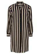 Dorothy Perkins Black Stripe Maxi Shirt