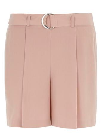 Dorothy Perkins Pink High Waist D-ring Shorts
