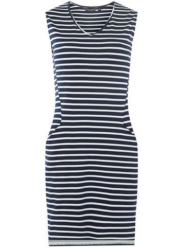 Dorothy Perkins Navy Striped Pocket Shift Dress