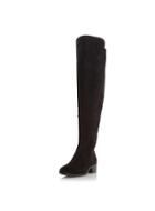 Dorothy Perkins *head Over Heels 'treena' Over The Knee Black Boots