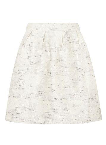 Dorothy Perkins *vila Cream Jacquard Skirt