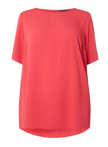 Dorothy Perkins Dp Curve Lily Pleat Back Top