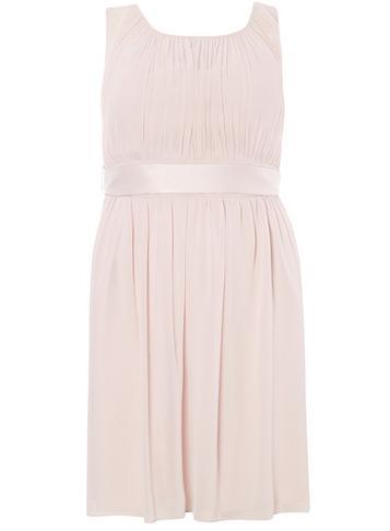 Dorothy Perkins *showcase Bridesmaids Curve Pink 'beth' Skater Dress