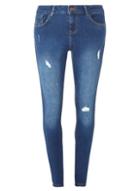 Dorothy Perkins *tall Bright Blue 'casey' Skinny Jeans