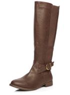 Dorothy Perkins Chocolate 'tally' Riding Boots