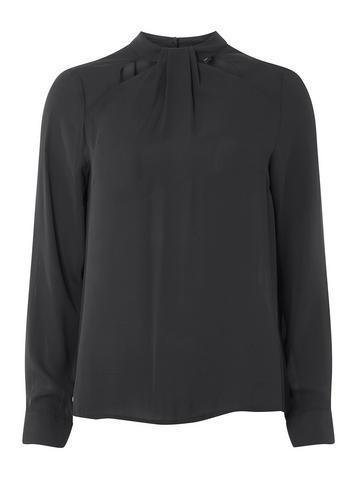 Dorothy Perkins Black 'emily' Long Sleeve Top