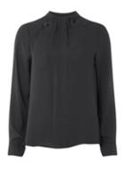 Dorothy Perkins Black 'emily' Long Sleeve Top