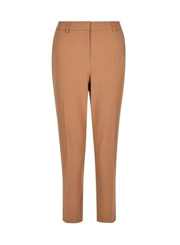 Dorothy Perkins Camel Ankle Grazer Trousers