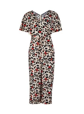 Dorothy Perkins Petite Leopard Print Jumpsuit
