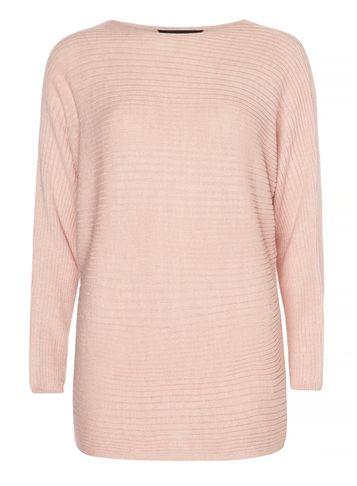 Dorothy Perkins Blush Slouchy Ribbed Jumper