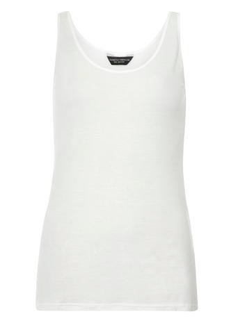 Dorothy Perkins White Scoop Vest Top