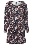 Dorothy Perkins *vila Navy Blossom Dress