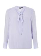 Dorothy Perkins Purple Pussybow Blouse