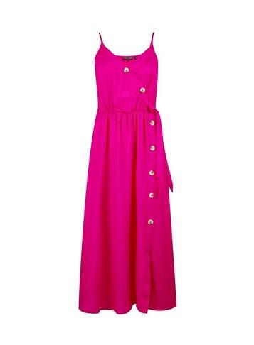Dorothy Perkins Pink Linen Camisole Dress