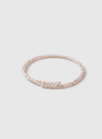 Dorothy Perkins Coral Bead Stretch Bracelet