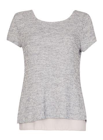 Dorothy Perkins *izabel London Grey Underlay Top