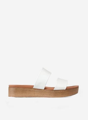 Dorothy Perkins White 'rosalie' Mules