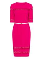 Dorothy Perkins *paper Dolls Raspberry Lace Insert Dress