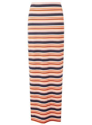Dorothy Perkins *tall Multi Colour Striped Maxi Skirt