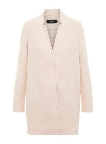 *vero Moda Camel Brush Longline Coat