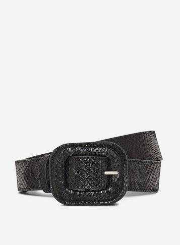 Dorothy Perkins Black Snake Buckle Belt