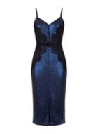 Dorothy Perkins *little Mistress Navy Camisole Midi Bodycon Dress