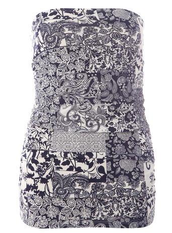 Dorothy Perkins Tile Print Bling Bandeau