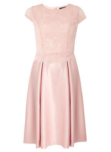 Dorothy Perkins *luxe Dusky Pink Lace Prom Dress
