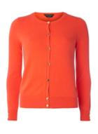 Dorothy Perkins Red Gold Button Cotton Cardigan