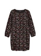 Dorothy Perkins Dp Curve Multi Colour Floral Print Button Detail Tea Dress