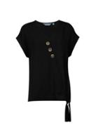 Dorothy Perkins *tall Black Wrap Top