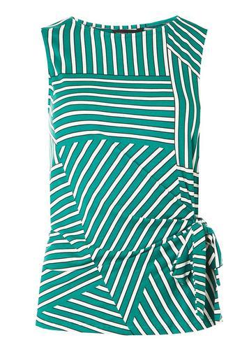 Dorothy Perkins Green Striped Top
