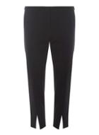 Dorothy Perkins Black Split Front 'naples' Trousers