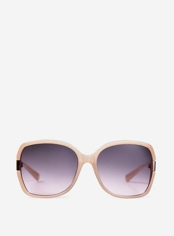 Dorothy Perkins Pink Oversized Metal Trim Sunglasses