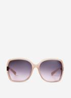 Dorothy Perkins Pink Oversized Metal Trim Sunglasses