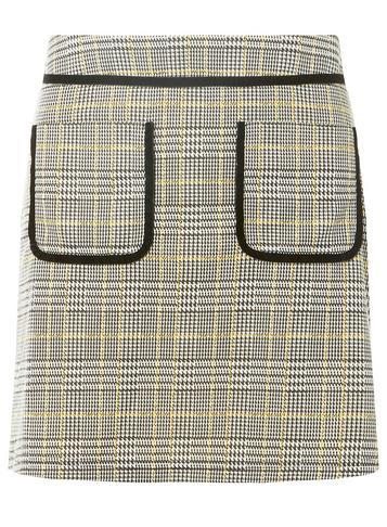 Dorothy Perkins Petite Multi Coloured Checked Skirt
