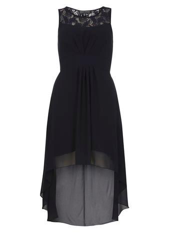 Dorothy Perkins *navy High Low Dress.