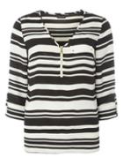 Dorothy Perkins Monochrome Zip Long Sleeve Top