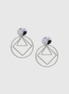 Dorothy Perkins Multi Colour Geometric Design Hoop Earrings